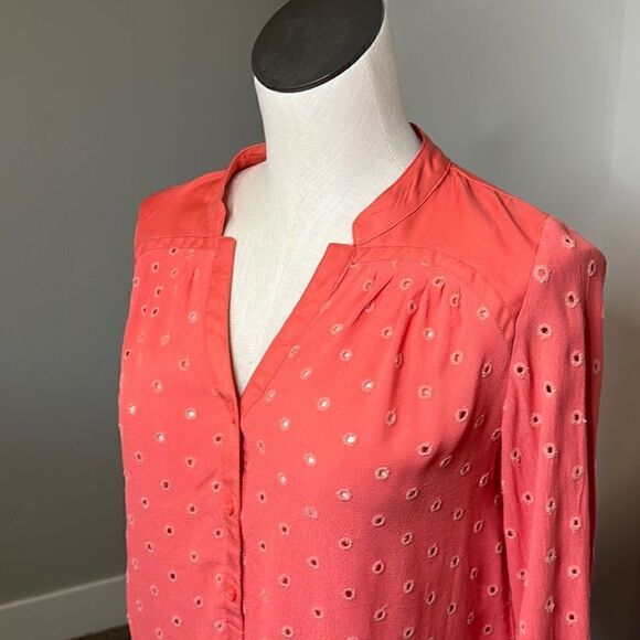 LC Lauren Conrad  Eyelet Blouse - Picture 5 of 10